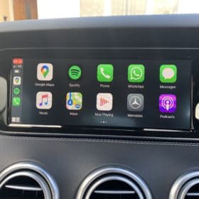 CarPlay on S Class Cabriolet (W222)